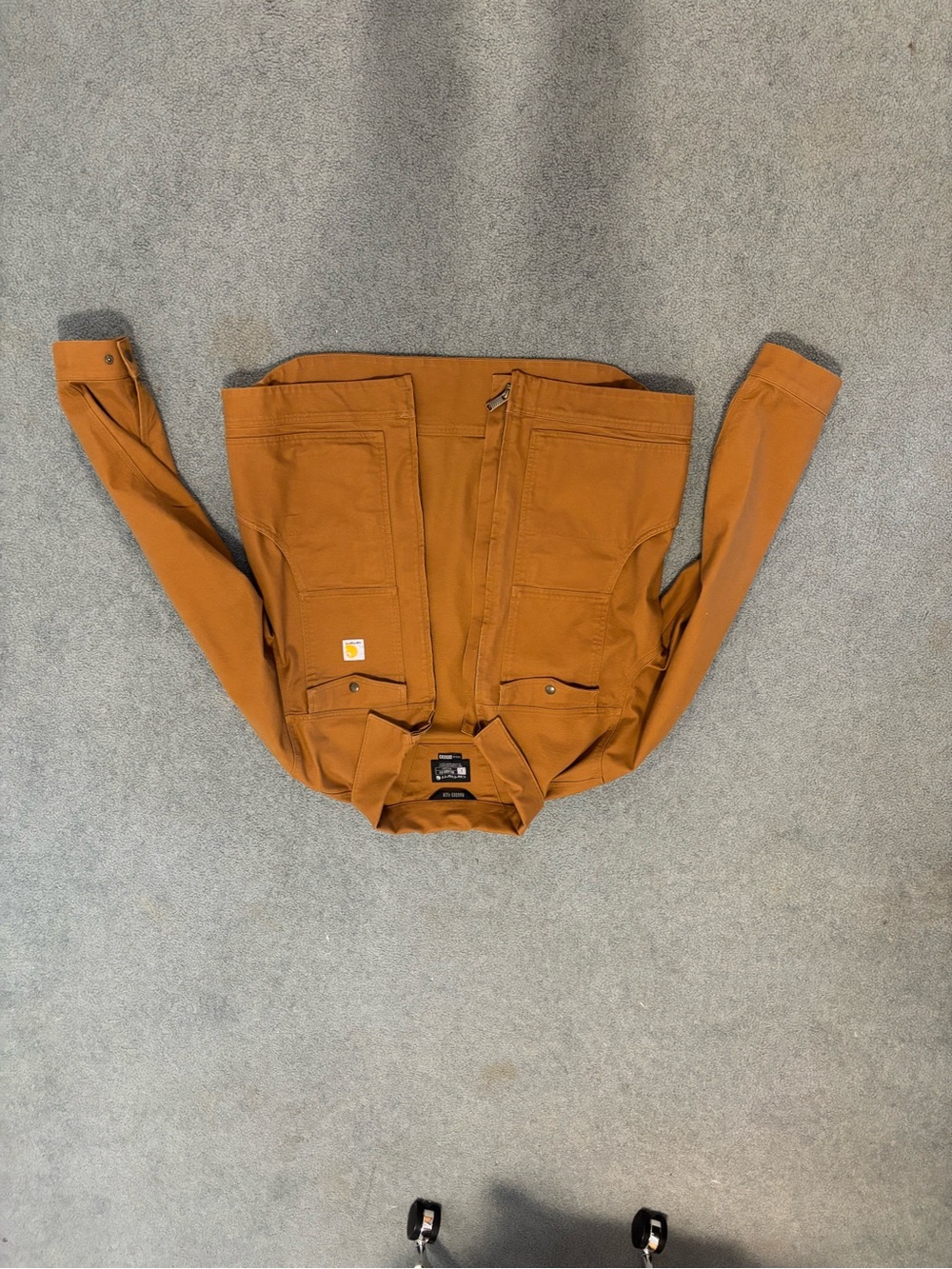 Carhartt Men's Duck Canvas Coat in Carhartt Brown